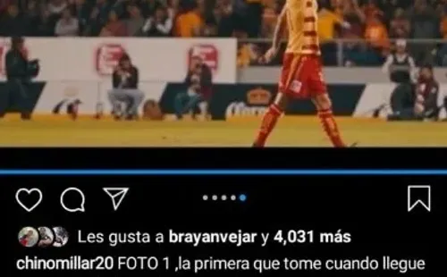 El mensaje de Millar despidiéndose de su ahora ex club.