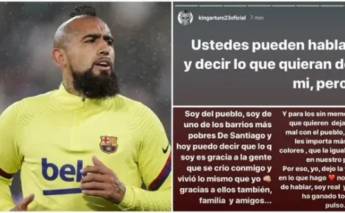 Vidal hace algunos días le mandó un claro mensaje a quienes lo atacan en redes sociales.