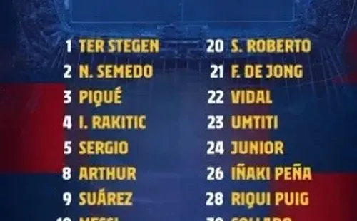 Los citados de Barcelona ante Leganés.