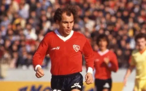 Bochini ganó cuatro títulos de Copa Libertadores con Independiente.