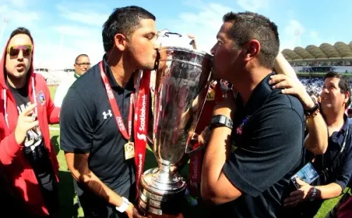 Riffo fue el asistente de Tapia en el primer ciclo de Tito como entrenador del Cacique.