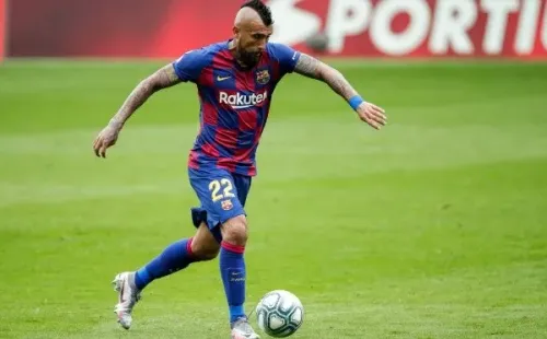 Arturo Vidal fue titular en la igualdad del Barcelona / FOTO: Getty Images