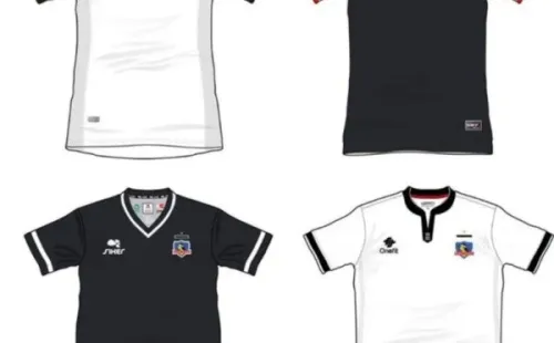Camisetas de Colo Colo con marcas nacionales.