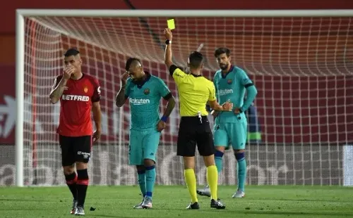 Vidal está a una tarjeta amarilla de ser suspendido en La Liga.