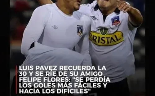 Jaime Valdés aprovechó de palanquear a su amigo Flores.