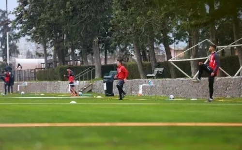 Los jugadores comenzaron sus entrenamientos con distanciamiento físico.