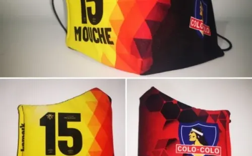 La mascarilla personalizada de Pablo Mouche / FOTO: @STAMPA2_LAMARK