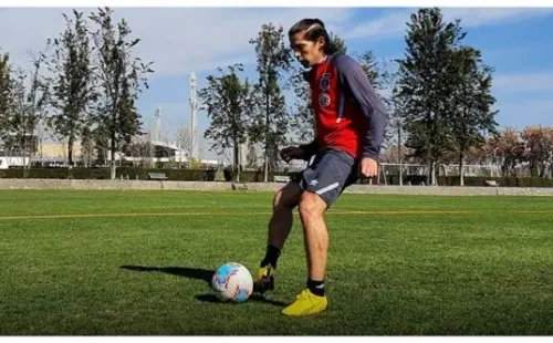 Matías volvió a los entrenamientos en el Estadio Monumental.