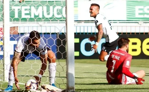 Javier Parraguez anotó uno de los goles con los que Colo Colo se impuso a la U.