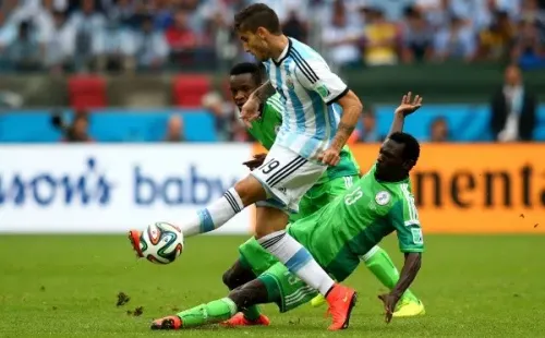 Ricky disputó el Mundial del 2014. Jugó ante Nigeria reemplazando a Lionel Messi / FOTO: Getty Images