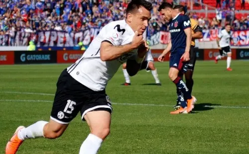 Pablo Mouche le dio el empate a Colo Colo en su última visita al Nacional.