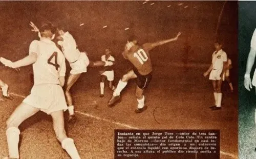 Una noche donde Pelé se vio sobrepasado por el poderío de Colo Colo.