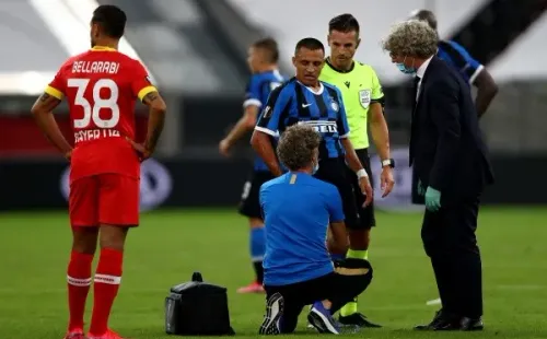 Alexis se lesionó en el partido ante el Bayer Leverkusen / FOTO: Getty Images