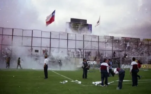 La hinchada repletó el Monumental durante el 2002.