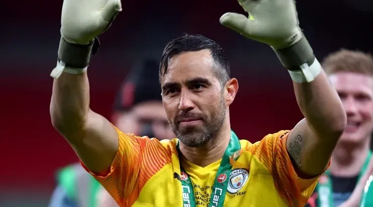 El portero fue protagonista de varios títulos del Manchester City.