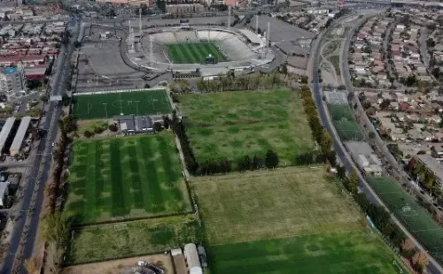 Vista aérea del Monumental David Arellano