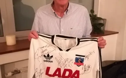 Mirko Jozic y la camiseta de Colo Colo 1991