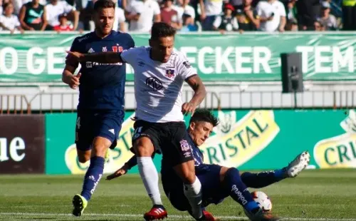 Marcos Bolados anotó uno de los goles del último Clásico, donde los albos se impusieron a los azules por 2 a 1.