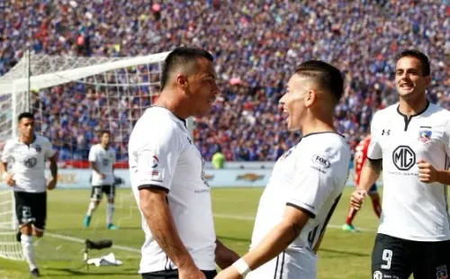 Paredes celebrando uno de los goles que más se le recordarán de un Superclásico. Fue el 2 a 1 transitorio en un partido que los albos empezaron perdiendo.