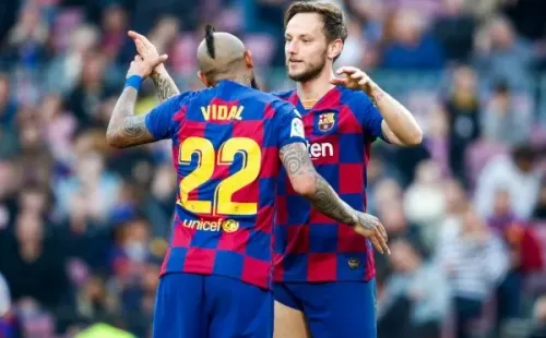 Rakitic dejó el Barcelona y Vidal está cerca de hacer lo mismo.