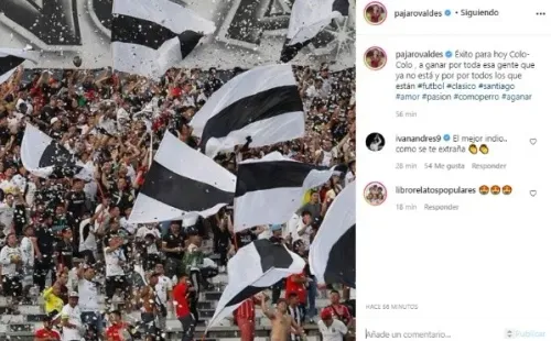 Jaime Valdés en su Instagram
