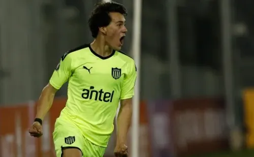 Pellistri festeja su gol en el Monumental / FOTO: Getty Images