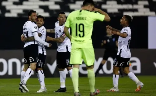 Celebración de Colo Colo en Copa Libertadores
