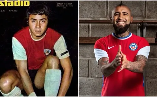 Carlos Caszely y Arturo Vidal