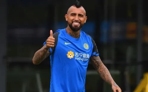 Arturo Vidal está listo para estrenarse con su nueva camiseta.
