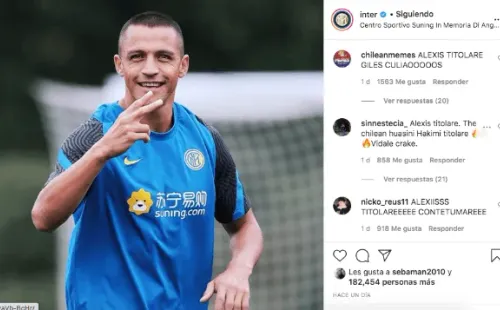 Comentarios en el Instagram de Inter
