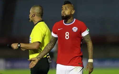 Arturo Vidal fue figura sobresaliente en la caída de Chile ante Uruguay / FOTO: Getty Images