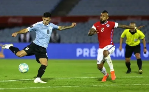 Arturo Vidal tuvo un partido brillante ante Uruguay, donde se comió el mediocampo / FOTO: Getty Images