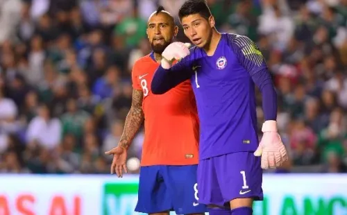Brayan Cortés y Arturo Vidal