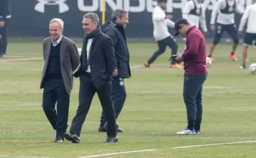 Marcelo Espina con Gabriel Ruiz-Tagle