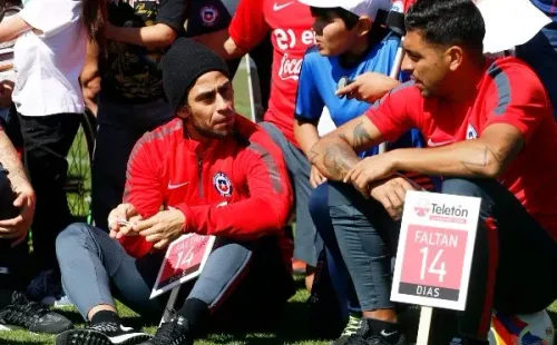 Gonzalo Jara y Jorge Valdivia en la Roja