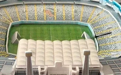 El puzzle 3D del Estadio Monumental para armar en casa.