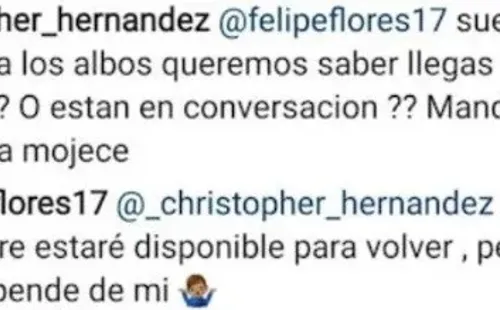El mensaje de Flores para un hincha de Colo Colo.