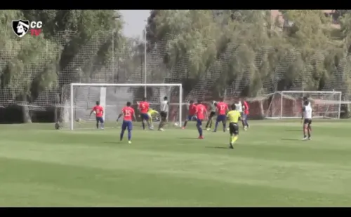 Imagenes de la victoria de Colo Colo contra la Roja Sub 20