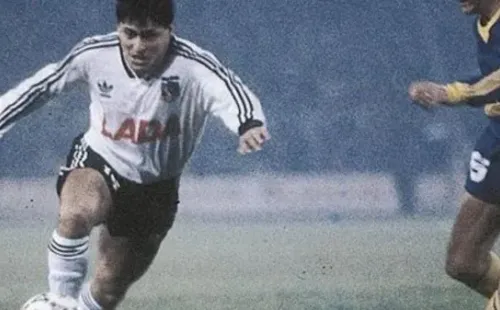 Patricio Yañez jugando por Colo Colo