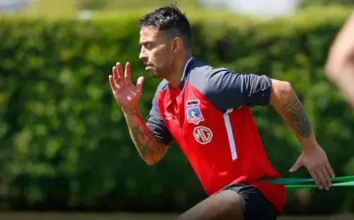Jorge Valdivia comenzó su preparación para estar a disposición lo antes posible / FOTO: Colo Colo Oficial