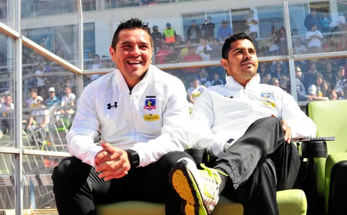 Tapia y Riffo reeditarán la dupla que le devolvió la alegría a Colo Colo tras varios años sin títulos / FOTO: Agencia Uno