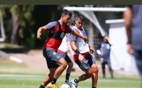 Iván Morales se ha mostrado muy activo en los entrenamientos | Foto: captura
