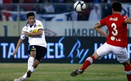 Sebastián González en el estadio Monumental