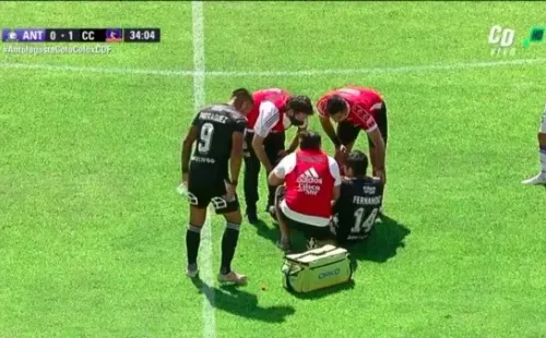 Matías Fernández se lesiona