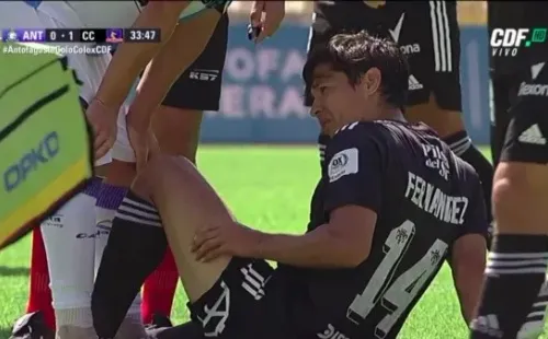 Matías Fernández se lesiona