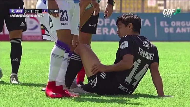Matías Fernández se lesiona