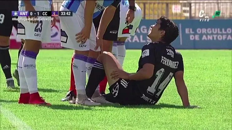 Matías Fernández se lesiona