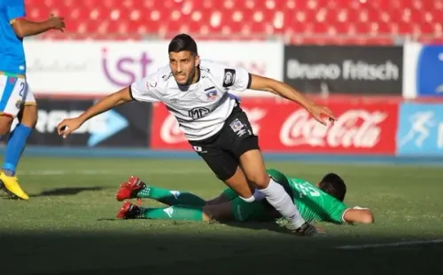 El primer gol de Blandi en el Cacique llegó frente a Audax Italiano