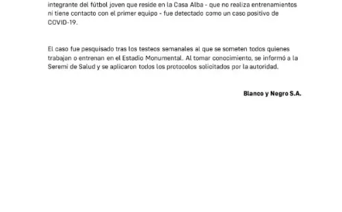 Comunicado Oficial