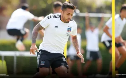 Marcos Bolados ha respondido de buena forma en los entrenamientos / FOTO: Colo Colo Oficial